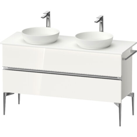 Duravit Sivida Konsolenwaschtischunterbau, 2 Schubkästen,