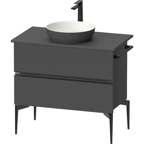 Duravit Sivida Konsolenwaschtischunterbau, 2 Schubkästen,