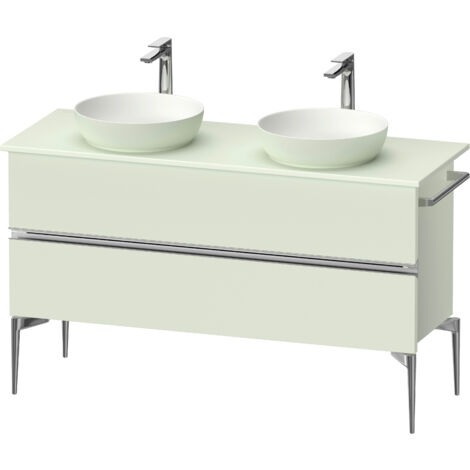 Duravit Sivida Konsolenwaschtischunterbau, 2 Schubkästen,