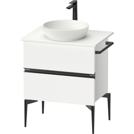 Duravit Sivida Konsolenwaschtischunterbau, 2 Schubkästen,