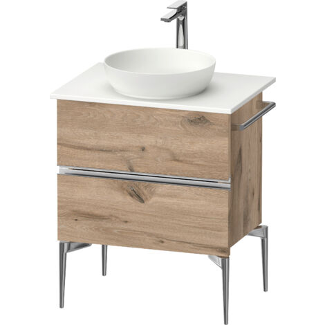 Duravit Sivida Konsolenwaschtischunterbau, 2 Schubkästen,