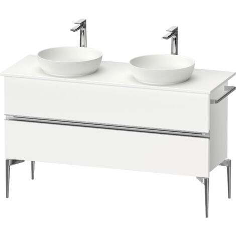 Duravit Sivida Konsolenwaschtischunterbau, 2 Schubkästen,