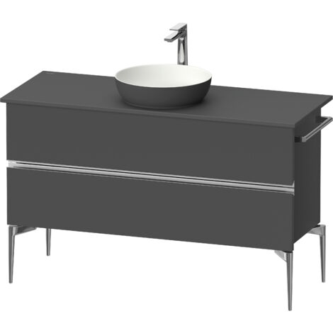 Duravit Sivida Konsolenwaschtischunterbau, 2 Schubkästen,