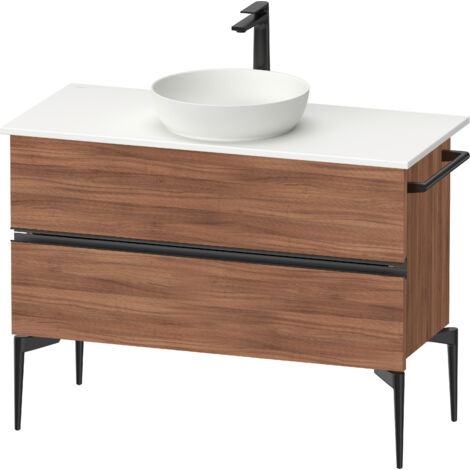Duravit Sivida Konsolenwaschtischunterbau, 2 Schubkästen,