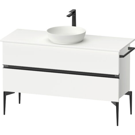 Duravit Sivida Konsolenwaschtischunterbau, 2 Schubkästen,