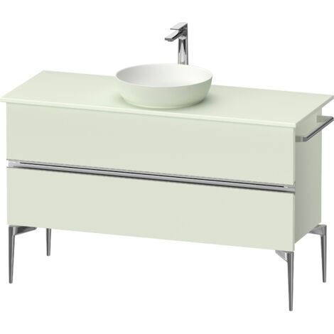 Duravit Sivida Meuble sous-lavabo sur console, 2 tiroirs, poignée