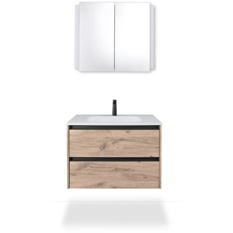 Duravit Sivida Möbelwaschtisch, 1 Hahnloch, ohne Überlauf,