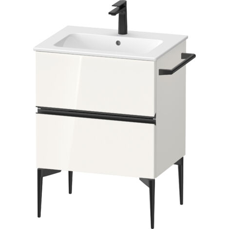 Duravit Sivida mueble bajo lavabo, 2 cajones, tirador diamante