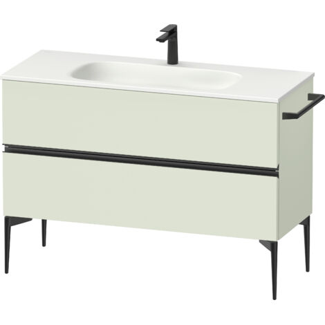 Duravit Sivida mueble bajo lavabo, 2 cajones, tirador diamante