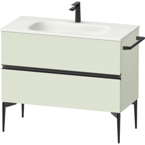 Duravit Sivida mueble bajo lavabo, 2 cajones, tirador diamante