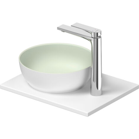 Duravit Sivida Waschtisch Set rund inklusive Konsole