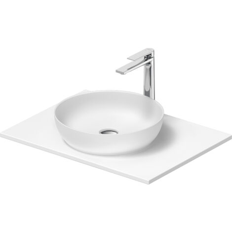 Duravit Sivida Waschtisch Set rund inklusive Konsole