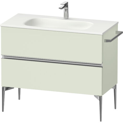 Duravit Sivida Waschtischunterbau, 2 Schubkästen, Griffleiste