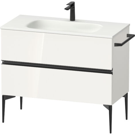 Duravit Sivida Waschtischunterbau, 2 Schubkästen, Griffleiste
