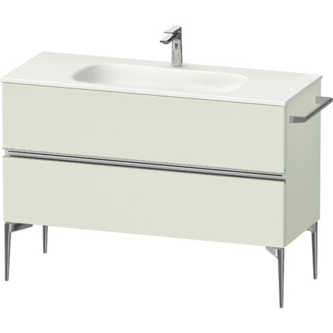 Duravit Sivida Waschtischunterbau, 2 Schubkästen, Griffleiste