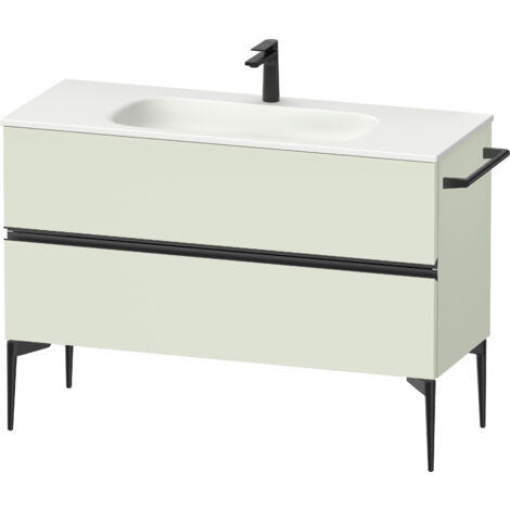 Duravit Sivida Waschtischunterbau, 2 Schubkästen, Griffleiste