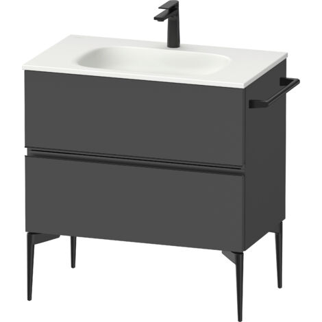 Duravit Sivida Waschtischunterbau, 2 Schubkästen, Griffleiste