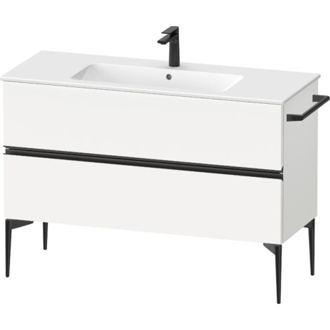 Duravit Sivida Waschtischunterbau, 2 Schubkästen, Griffleiste