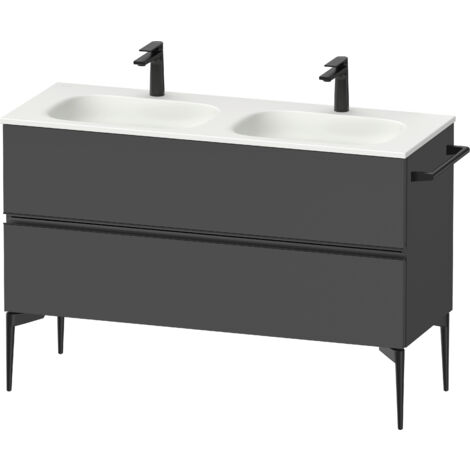 Duravit Sivida Waschtischunterbau, 2 Schubkästen, Griffleiste