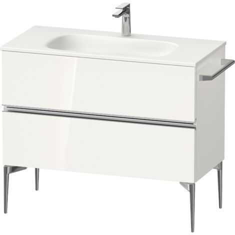 Duravit Sivida Waschtischunterbau, 2 Schubkästen, Griffleiste