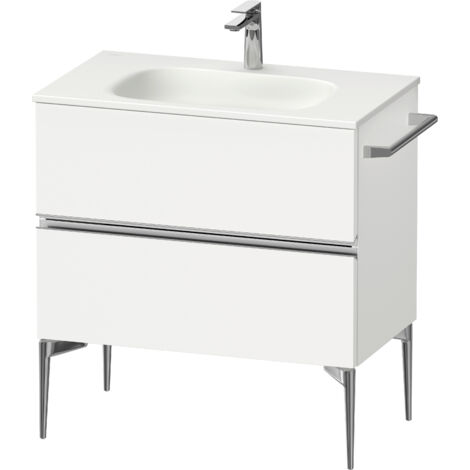 Duravit Sivida Waschtischunterbau, 2 Schubkästen, Griffleiste