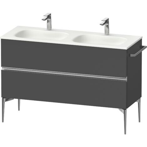 Duravit Sivida Waschtischunterbau, 2 Schubkästen, Griffleiste
