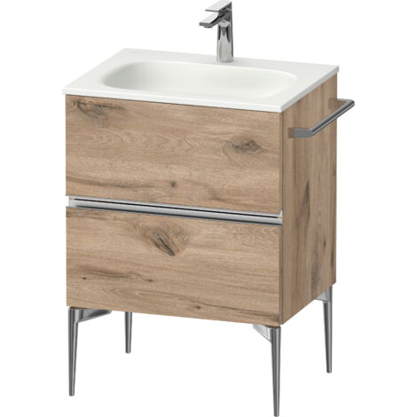 Duravit Sivida Waschtischunterbau, 2 Schubkästen, Griffleiste
