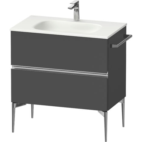 Duravit Sivida Waschtischunterbau, 2 Schubkästen, Griffleiste
