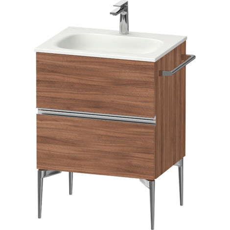 Duravit Sivida Waschtischunterbau, 2 Schubkästen, Griffleiste