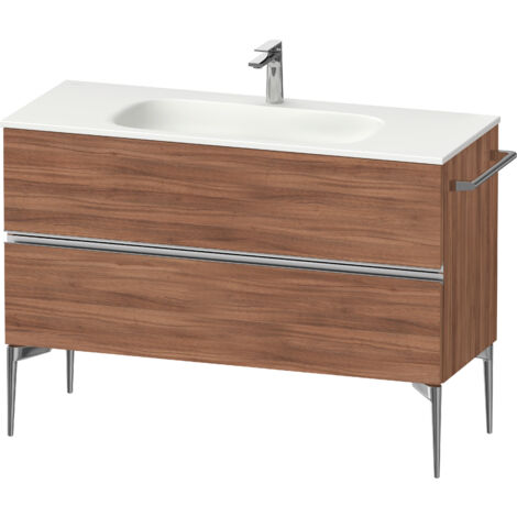 Duravit Sivida Waschtischunterbau, 2 Schubkästen, Griffleiste