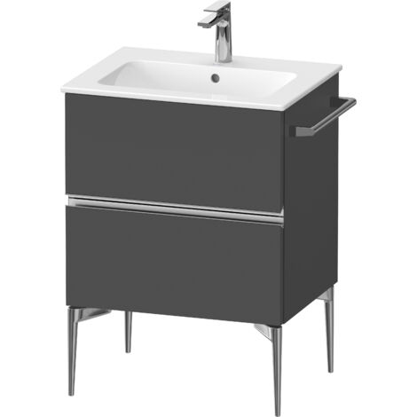 Duravit Sivida Waschtischunterbau, 2 Schubkästen, Griffleiste