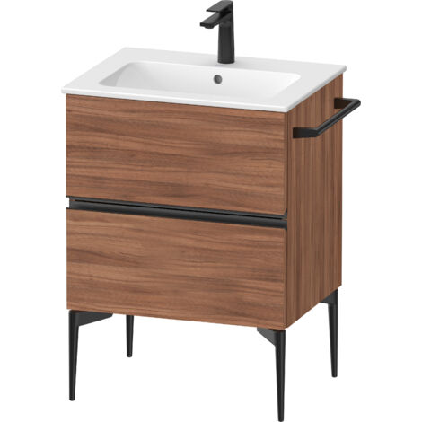 Duravit Sivida Waschtischunterbau, 2 Schubkästen, Griffleiste