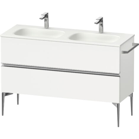Duravit Sivida Waschtischunterbau, 2 Schubkästen, Griffleiste