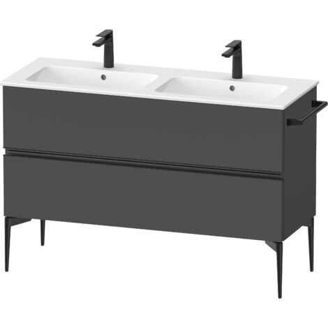 Duravit Sivida Waschtischunterbau, 2 Schubkästen, Griffleiste