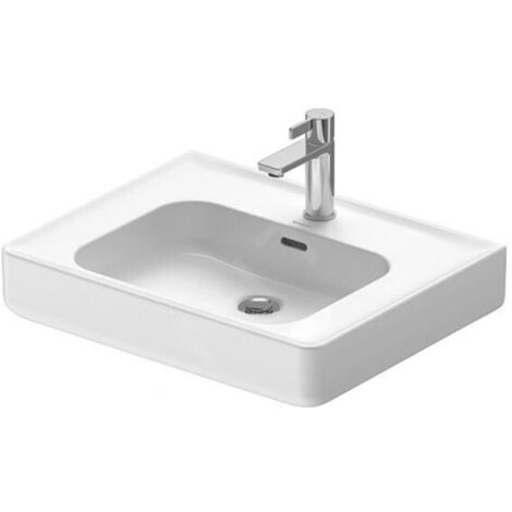 Duravit Soleil by Starck - Lavabo 600x480 mm, avec trop-plein, trou pour robinet, blanc 2376600000