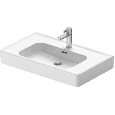 Duravit Soleil by Starck - Meuble-lavabo 800x480 mm, avec trop-plein, trou pour robinet, blanc 2377800000