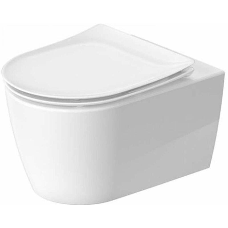 Duravit - Soleil by Starck - wc suspendu avec abattant Softclose, Rimless, HygieneFlush, HygieneGlaze, blanc 45910920A1