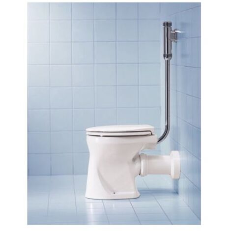 Duravit Stand WC Duraplus Bambi Flachspüler, Abgang waagerecht,