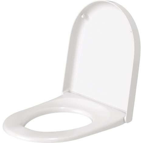 Duravit Starck 2 Abattant avec frein de chute, Blanc (0069890000)