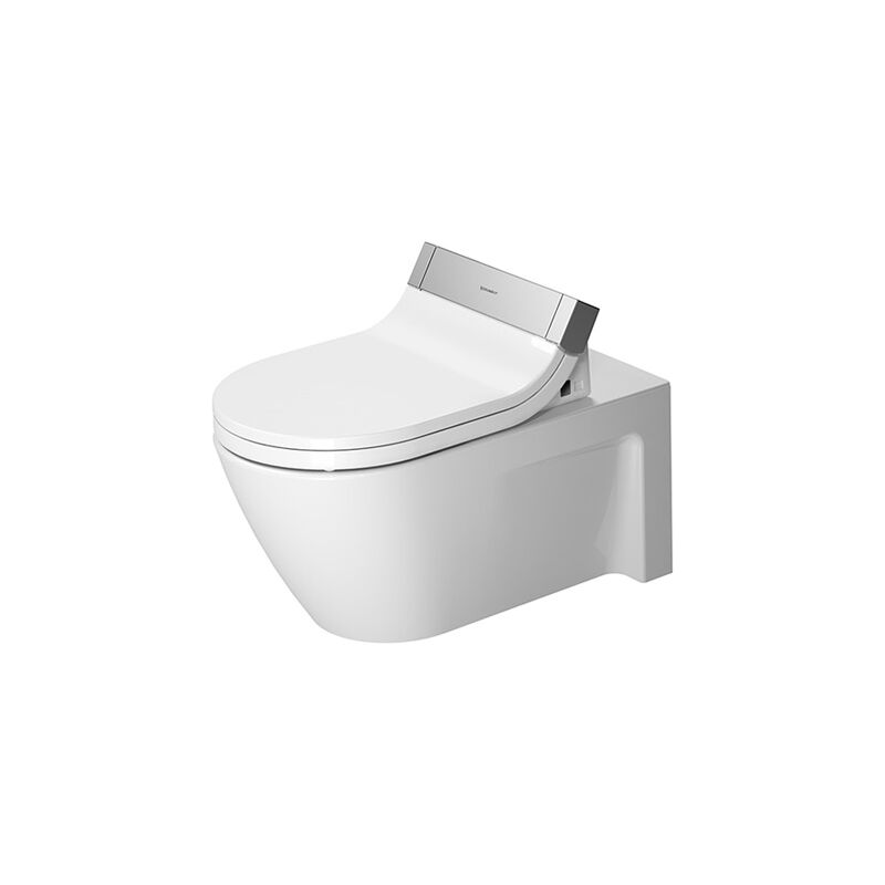 

Duravit Starck 2, lavadora de WC con fijación oculta, para SensoWash, color: Blanco con Wondergliss - 25330900001