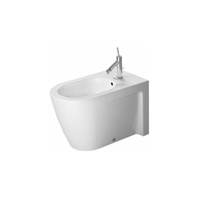 

Bidé STARCK 2 con plataforma para grifo rebosadero 370x630mm 1 orificio para grifo blanco