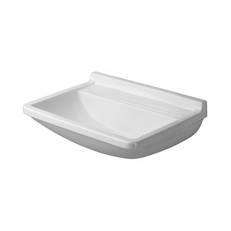 

STARCK 3 MED lavabo sin rebosadero con plataforma para grifería HL-Vorst 500x360mm blanco - Duravit