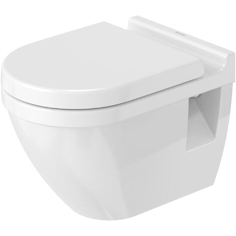 DURAVIT DuraStyle Compact Wand-WC Set Absenkautomatik Rimless randlos WC-Sitz