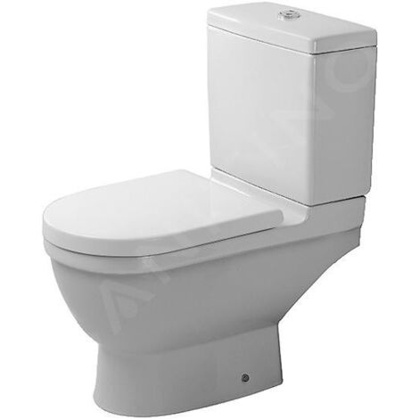Duravit Starck 3 - WC à poser à installer avec réservoir, blanc 0126090000