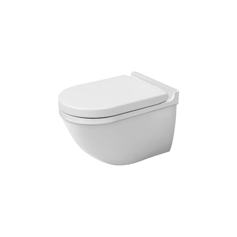 

Duravit Starck 3 WC de pared, lavavajillas, para el asiento del WC SensoWash, color: Blanco con Wondergliss - 22260900001