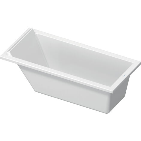 Duravit Starck Baignoire rectangulaire 1 dossier 1500x700 mm - Acrylique blanc