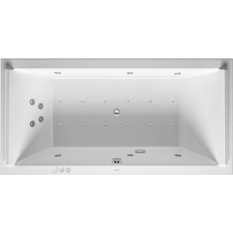 Duravit Starck Bains à remous, à encastrer, double dos inclinés,