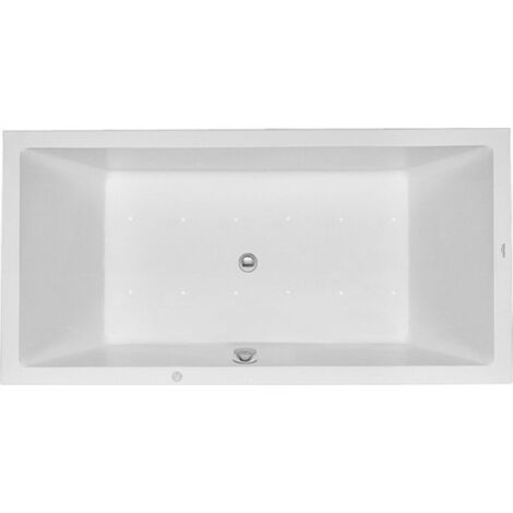 Duravit Starck Bains à remous, à encastrer, double dos inclinés,