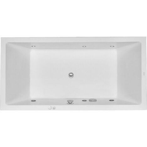 Duravit Starck Bains à remous, à encastrer, double dos inclinés,