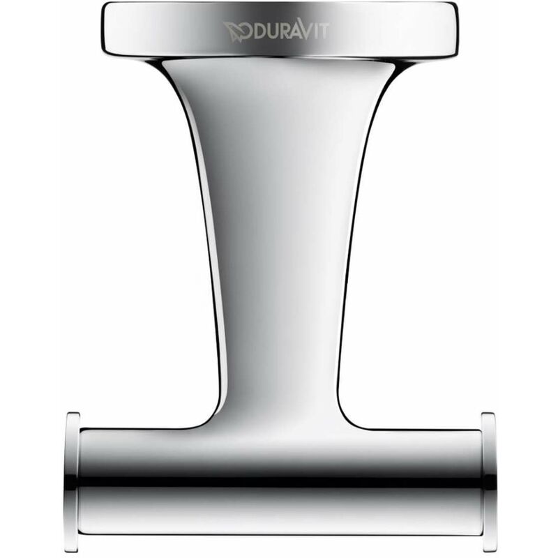Duravit - Starck t crochet à serviette chromé , double